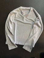 Waffle Fabric T-Shirt(White)