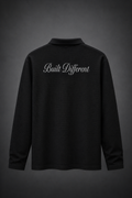 Waffle Full Sleeve T-Shirt - Brown front view