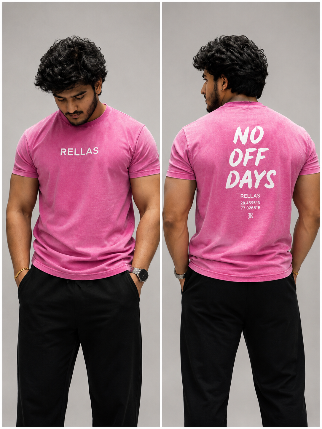 No Off Days Tee – Pink