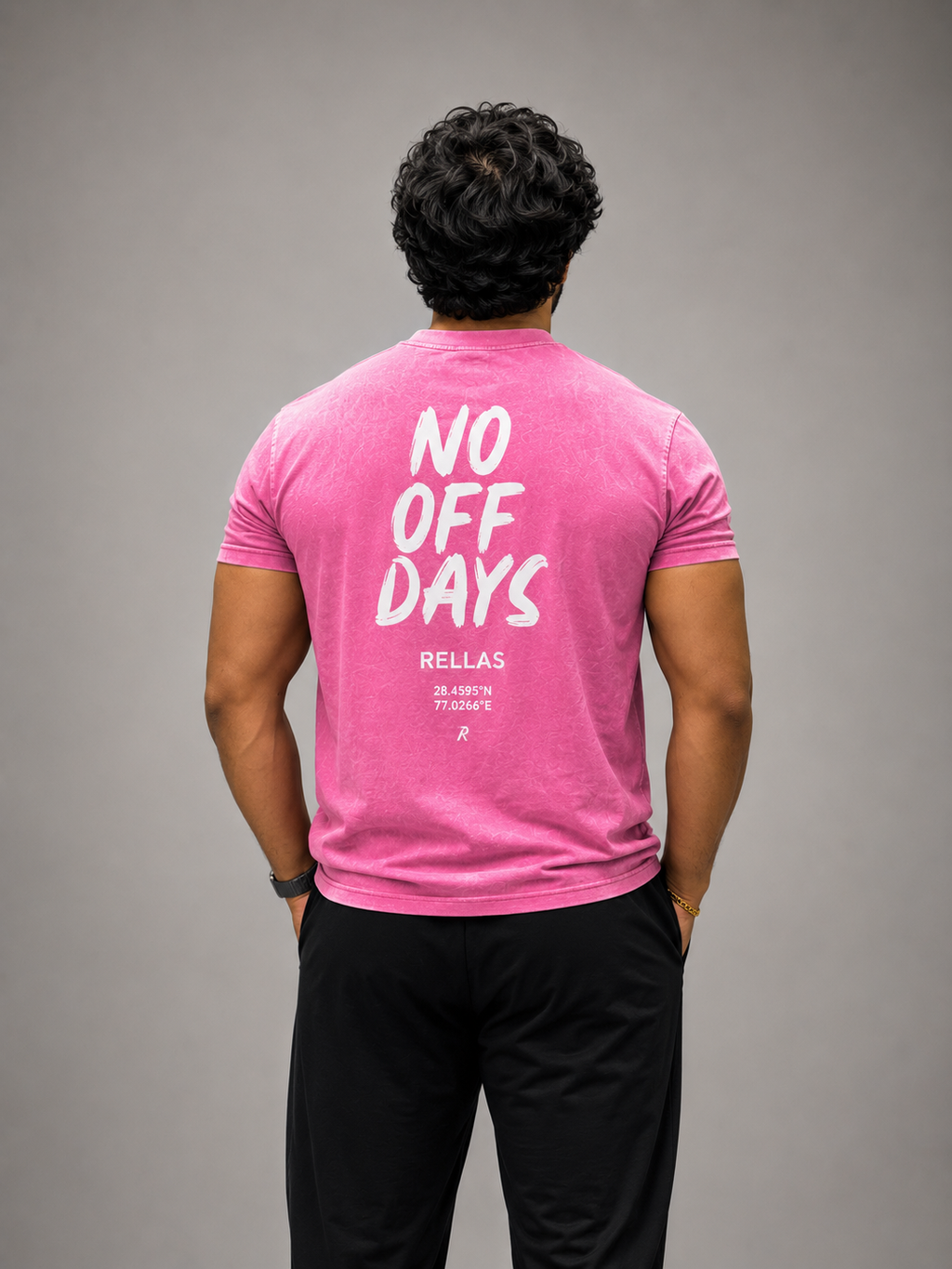 No Off Days Tee – Pink