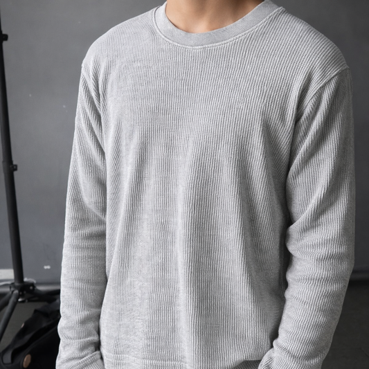 Acid Wash Waffle T-Shirt